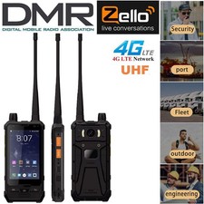 DMR UHF 4G LTE Android Rugged Phone Radio Two-Way Walkie Talkie Mobile P2 PLUS
