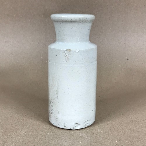 Antique gray stoneware - gray, pot