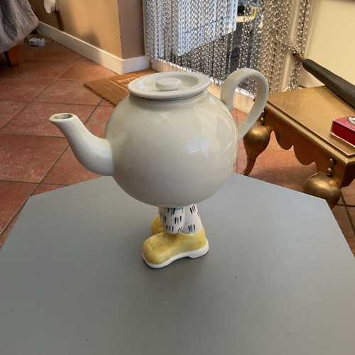 Retro 1970s teapot dated - teapot, 1976