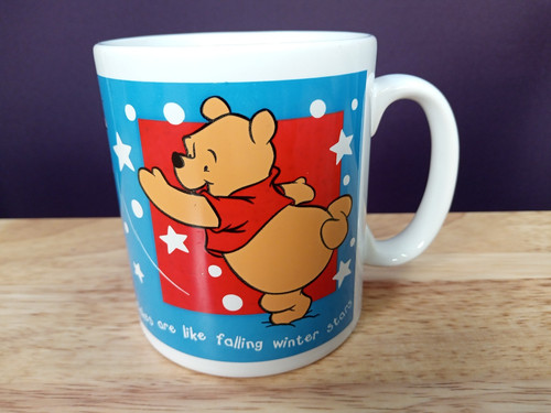 Winnie the pooh mug - winnie, snow