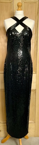 Vtg 80s frank - usher, black