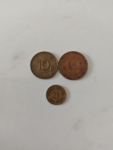 Old british token - british,