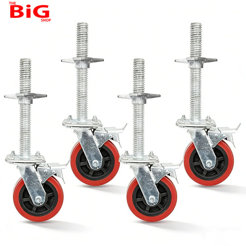 Set casters scaffolding - of,