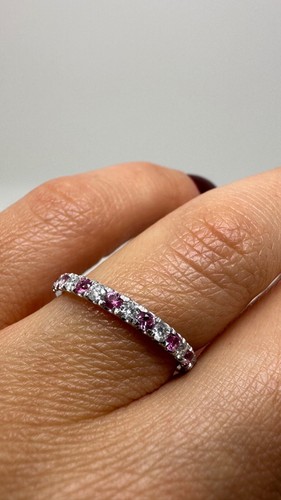 9ct white gold - 9ct, half