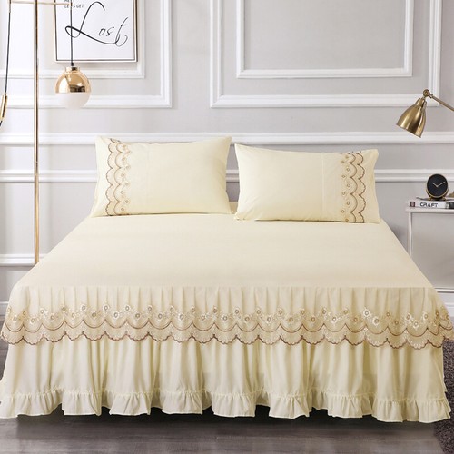3pcs bedding set bed skirt - 3pcs,