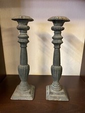 PAIR OF CAST IRON LOUIS XVI