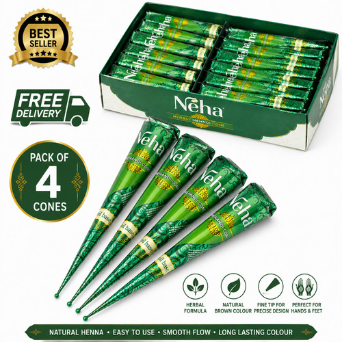 Brown neha mehndi cones - mehndi, |