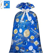 Extra Large Gift Bag Jumbo Giant XL Big Huge Oversized Blue Wrap 