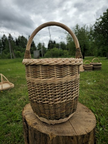 Tall wicker flower gathering - wicker,