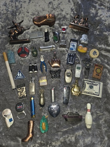 Vintage lighters desk job - vintage,