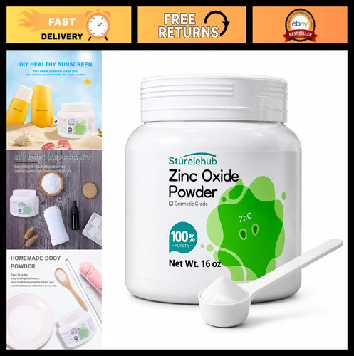 100 pure zinc oxide - 100%, powder