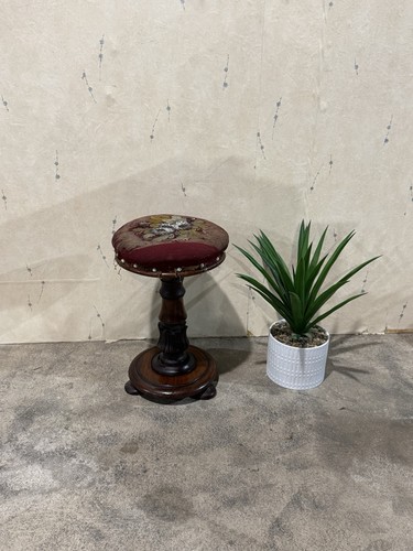 Antique victorian piano stool - antique,