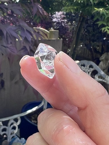 Herkimer diamond double - herkimer, water