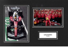Lewis Hamilton Signed 12x8
