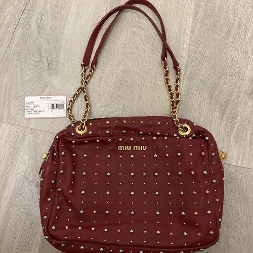Miu leather crossbody - leather,