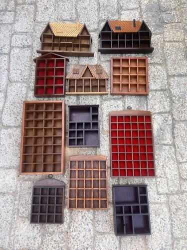 Job lot vintage wooden - 10,
