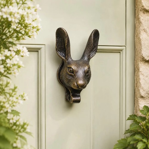 Antique style iron rabbit - style,