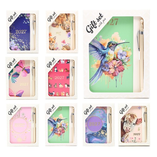 2027 diary pen slim - diary, size