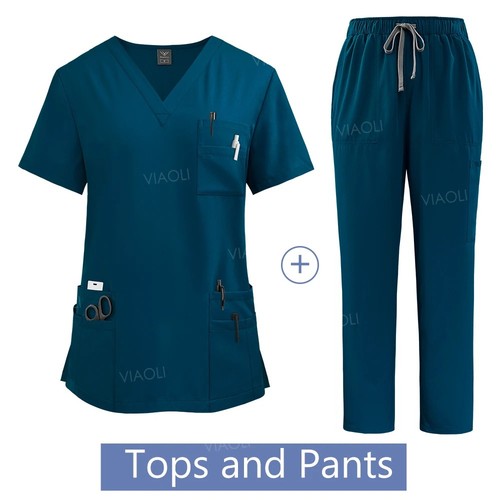 Women medical scrub set - women's,