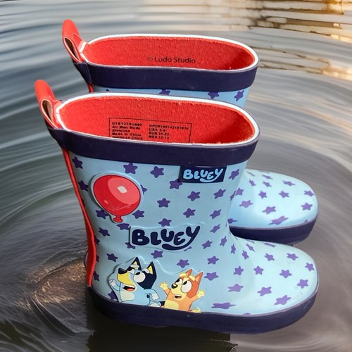Bluey toddler rain boots - boots, size