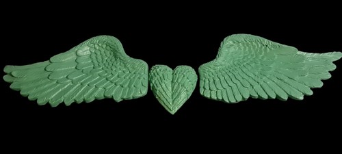 Vintage angel wings door - wings,