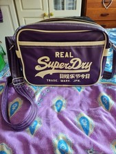 Superdry Retro Purple Bag, Unused