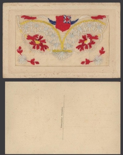 Ww1 silk embroidered old - ww1,