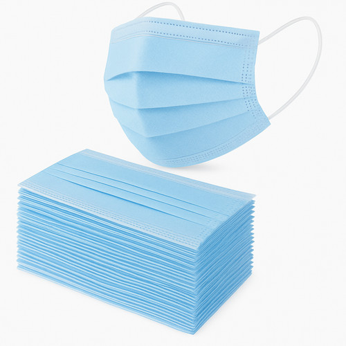 100pc disposable face - 50/100pc, masks