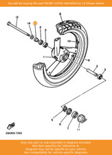 YAMAHA Collar, 90387-15550 OEM