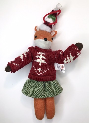 Cute festive fox - cute,