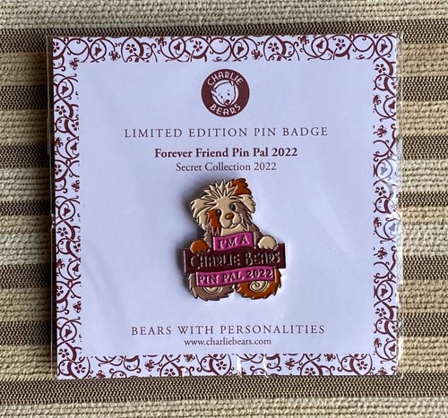 Charlie bear pin badge - pin,