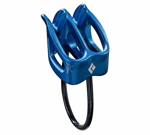 Climbing belay abseil device - belay,
