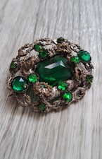 Vintage style green stone - vintage,