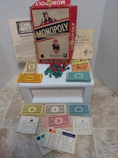 Old Monopoly Game Pieces With