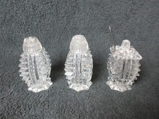 Cut glass cruet set salt - glass,