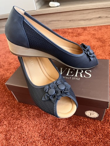 Pavers ladies new navy - pavers, slip