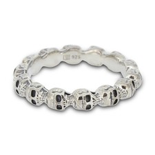 Thomas Sabo Ring Mens Skull TR1922-001-12-64 Ring Size 64