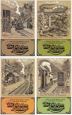 A Set of 6 Dalkeith Post Cards in Wallet of The Talyllyn Railway