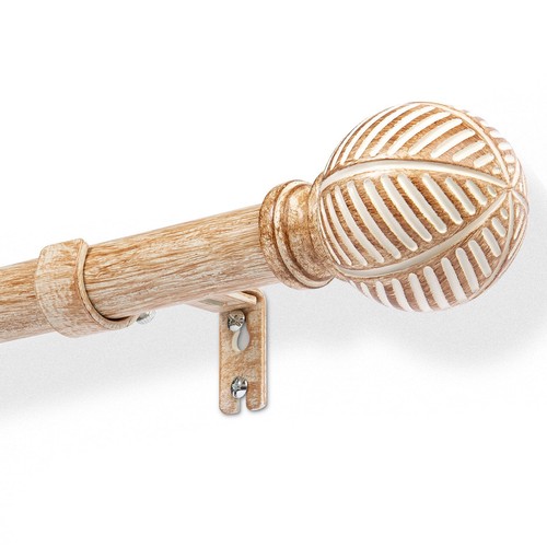 Wooden curtain poles for - wooden,