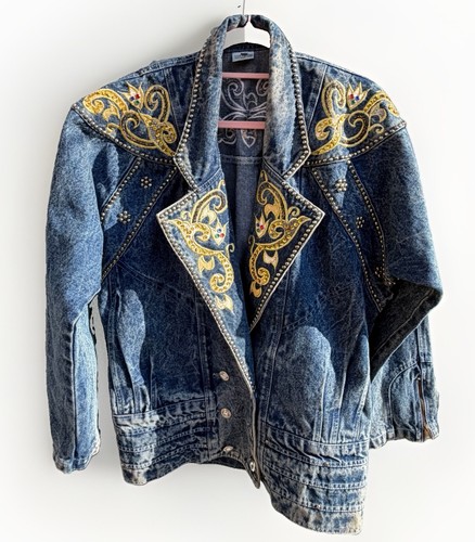 Vintage 80s 90s acid wash - 90s,