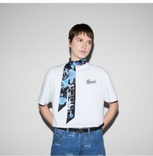 Gucci Twilly Neck Bow Silk Scarf Women's