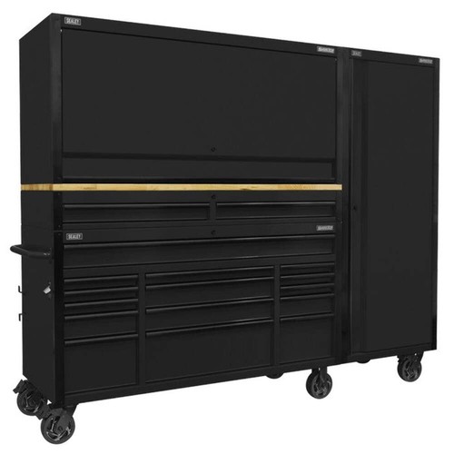 Mobile trolley with wooden - trolley,