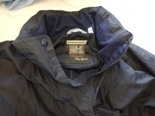 Peter Storm Mens Stormtech Jacket S Black Hooded Waterproof Windproof Zip Up 