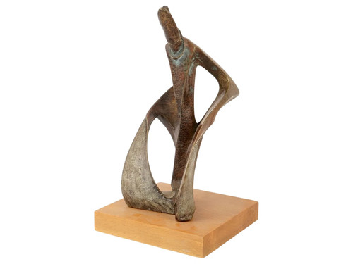 Russian bronze sculpture - russian,