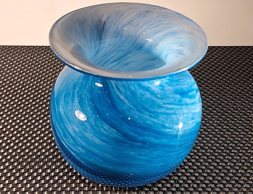 Large 1980s alum bay glass - bay,