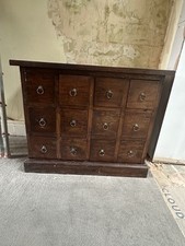 Solid Indian sheesham 12 Drawer Cabinet