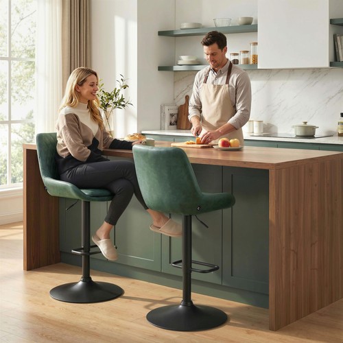 Bar stools set green - bar,
