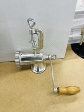 Hand Operated Cast Iron Manual Rotary Beef Sausage Maker Meat Mincer Grinder 8