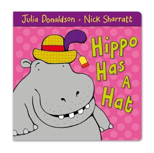 Hippo has hat - hippo, a