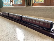 HORNBY 'OO' GAUGE LOT OF 3 BR MAROON CENTENARY BRAKE/COMPOSITE PASSENGER COACHES